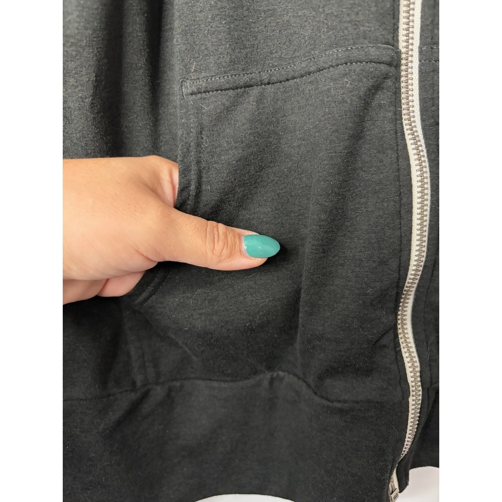 Vuori Womens Charcoal Black Halo Hoodie Performance Sweatshirt Sz M (FLAWS) - Picture 3 of 9